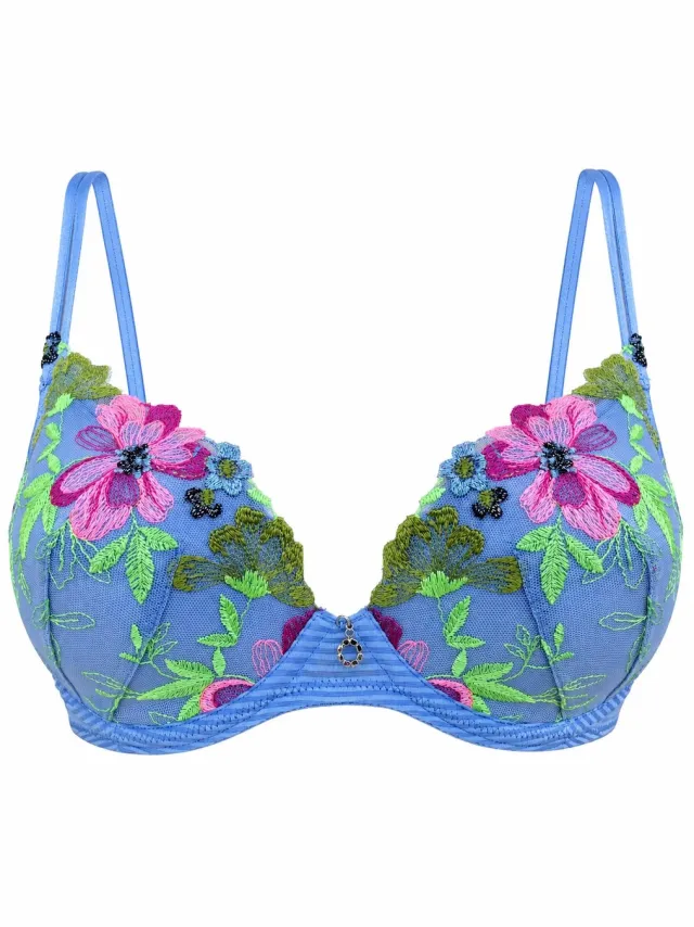Marie Jo Odilly Voorgevormde Beugel Bh 0102886 Santorini Blue - maat EU 70C / FR Blauw