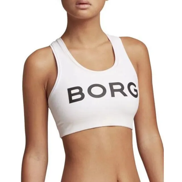 Björn Borg Solid soft top performance bh Wit