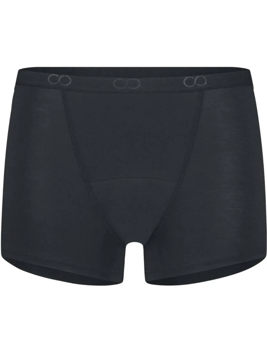 Moodies Undies medium/sterk absorberende boyshort menstruatieslip zwart, foto 2