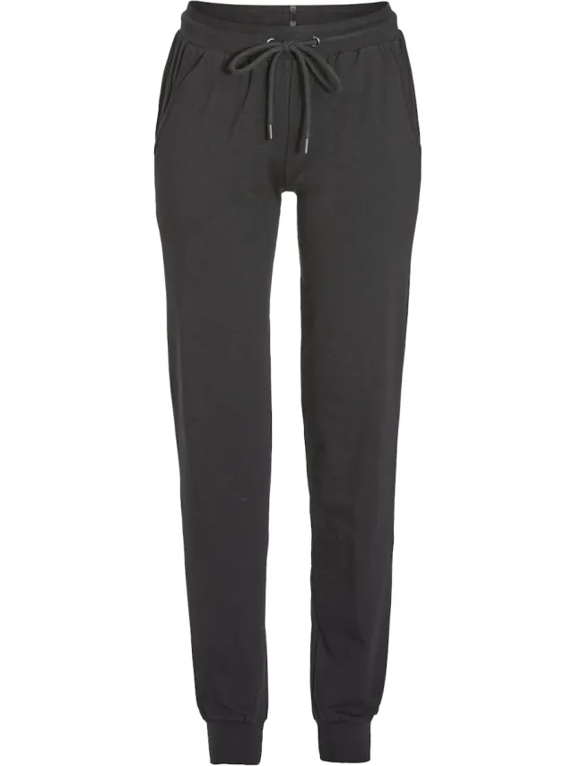 Ringella Zwarte dames loungebroek Ringella - Zwart - Maat - 48