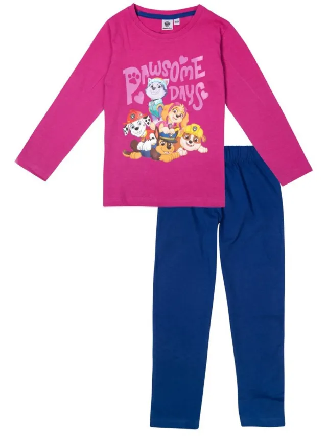 PAW Patrol Pyjama - Katoen - Pawsome Days Fuchsia