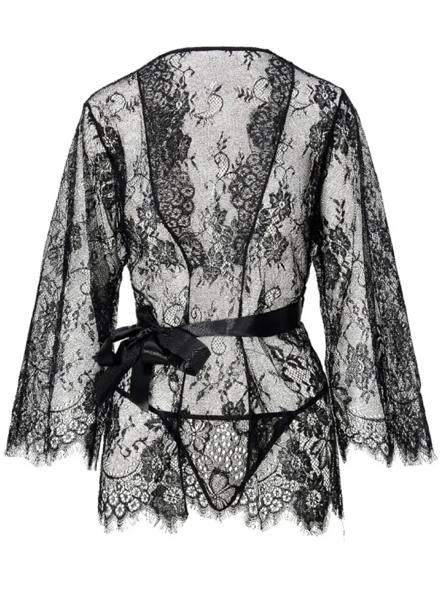 LingaDore Kimono zwart, foto 2