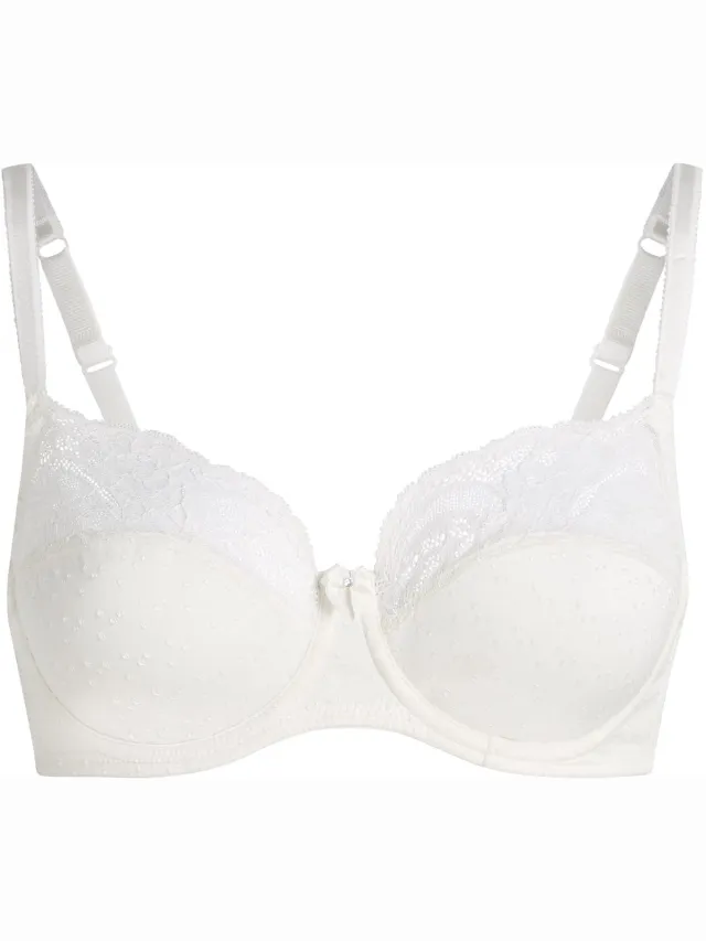 Hunkemöller Dames Lingerie Niet-voorgevormde beugel bh Sophie - Wit