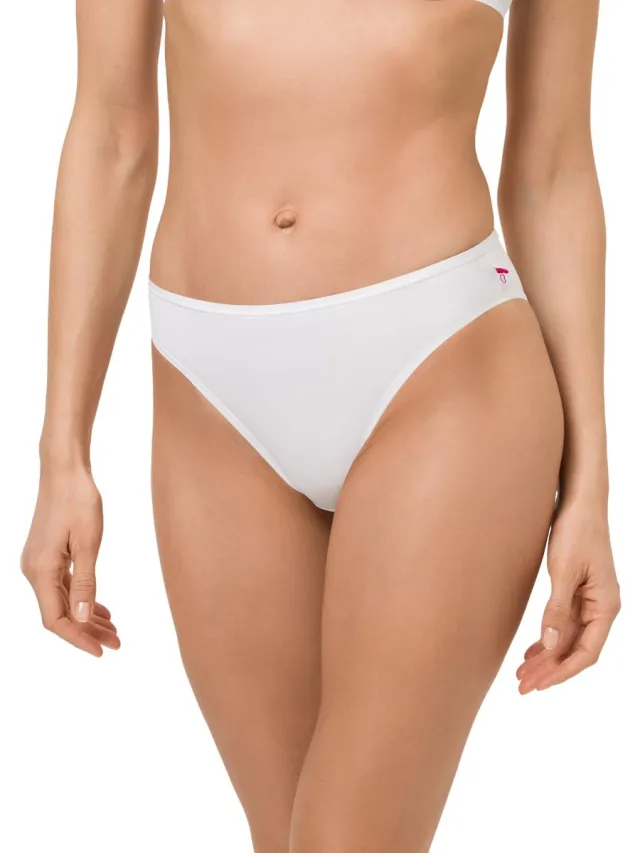 BeeDees Hüftslip Stepy Soft Tai (5-er Pack) Met smalle tailleband wit