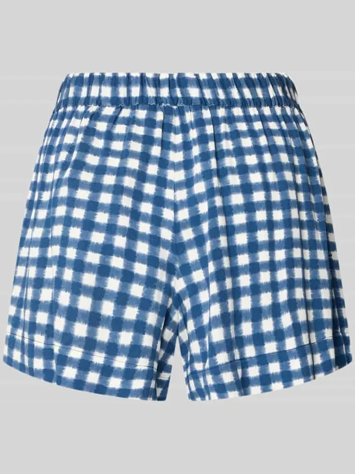 Marc O'Polo Comfort fit pyjama short van pure viscose donkerblauw, foto 2