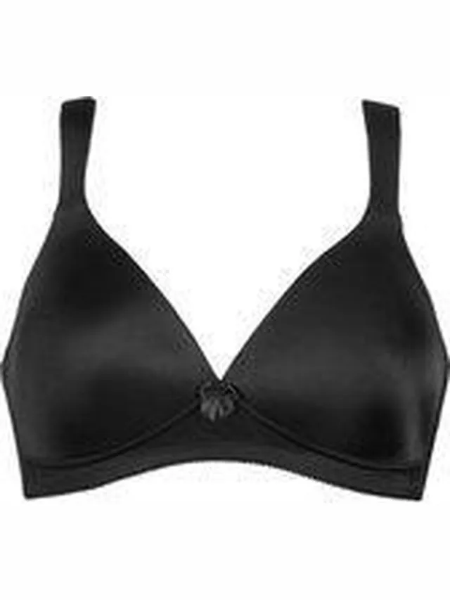 Naturana Soft bh met brede bandjes - 5266 - Zwart
