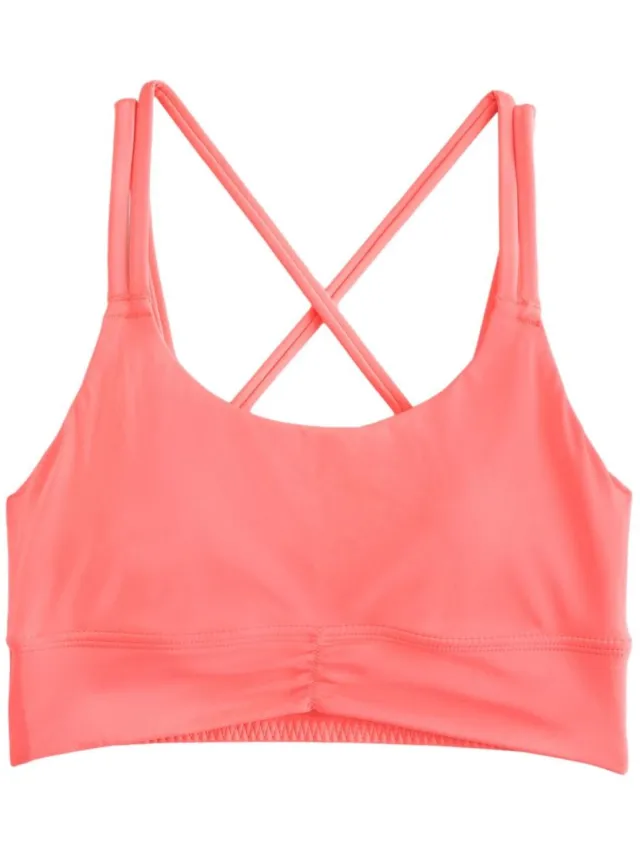 Next Dames - Medium Impact sportbeha met bandjes achterzijde - Roze Coral Pink