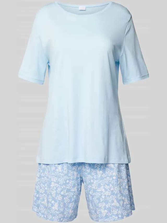 Mey Pyjama met ronde hals blauw, foto 2