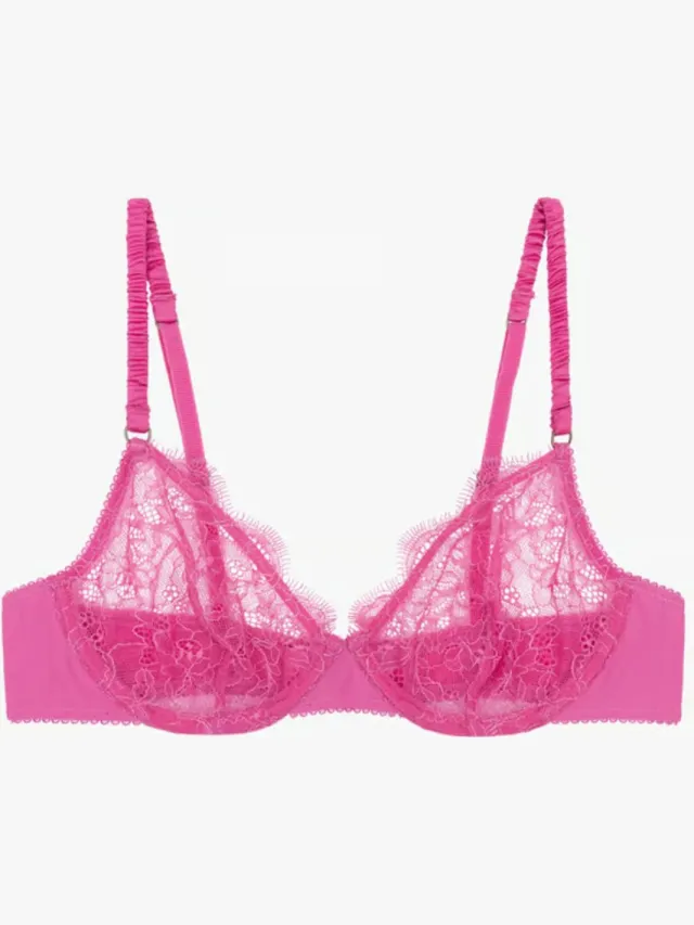 Love Stories Romeo beugel-bh in roze – Verleidelijk kant en natuurlijke ondersteuning -80-95 F-Cup