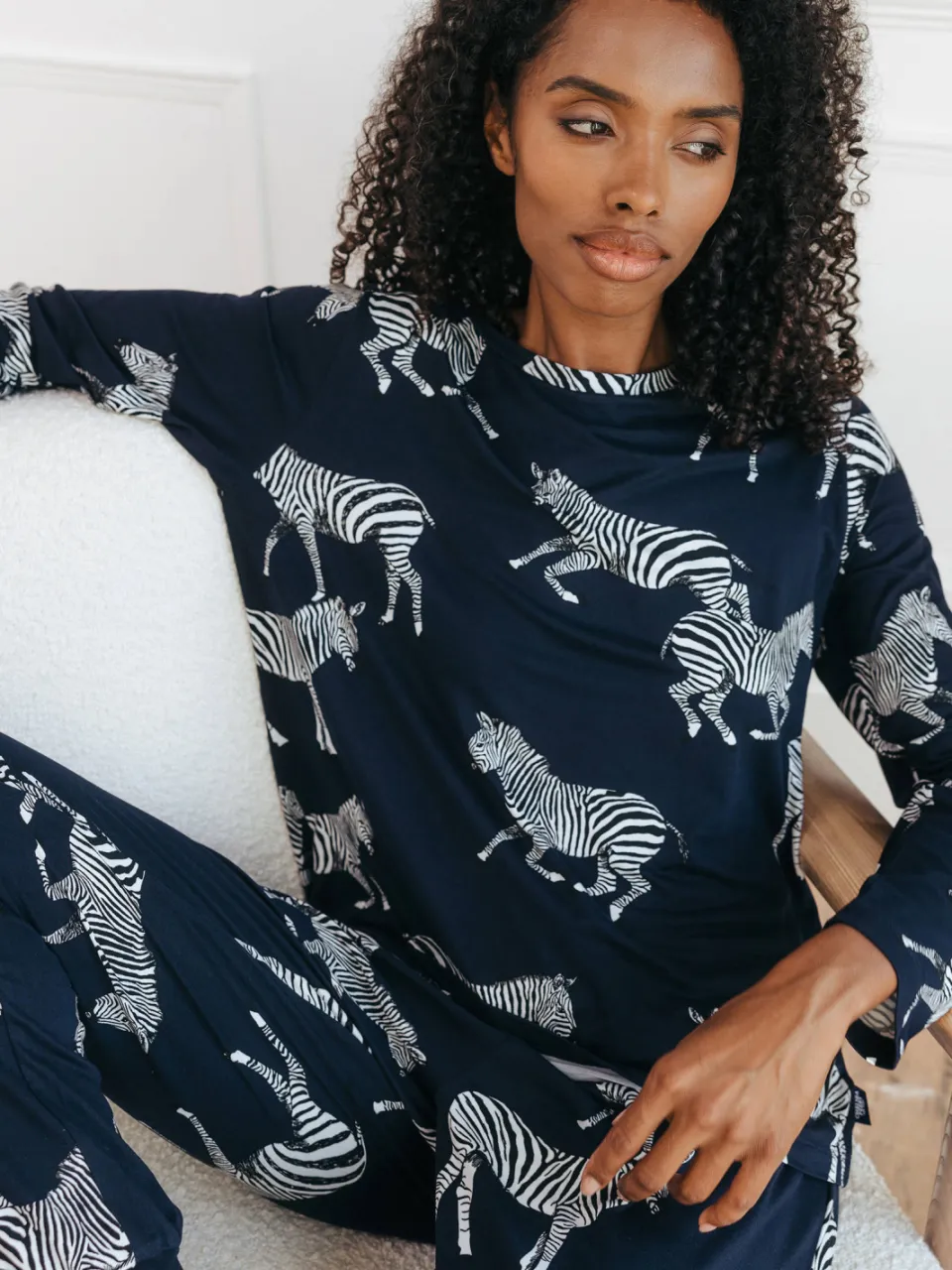 Chelsea Peers pyjama set donkerblauw, foto 3