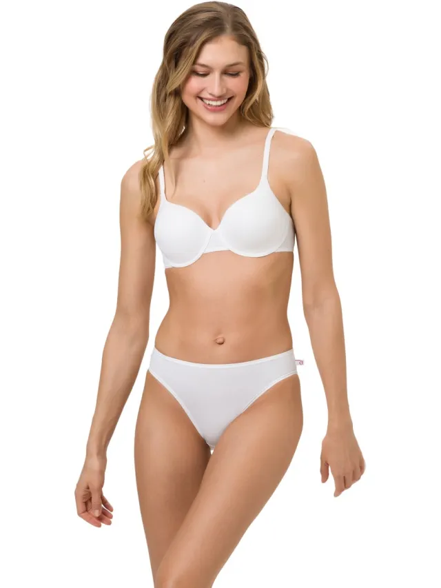 BeeDees Hüftslip Stepy Soft Tai (5-er Pack) Met smalle tailleband wit