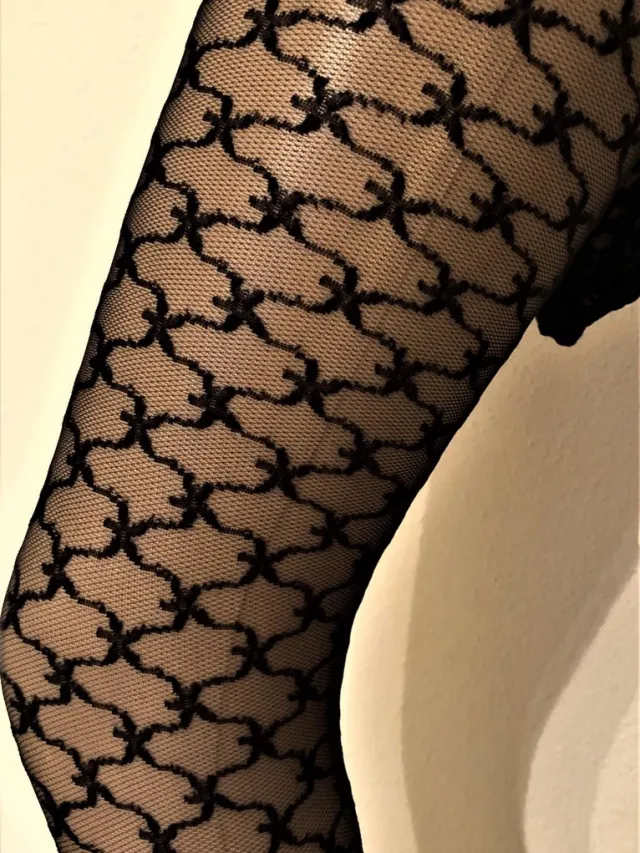 Aristoc Panty - Fashion - Panty - Velvet - Flock - Fine Mesh - Net - Net Panty - 34/40 - Zwart
