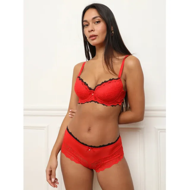 La Modeuse 73943 gewatteerde bh rood