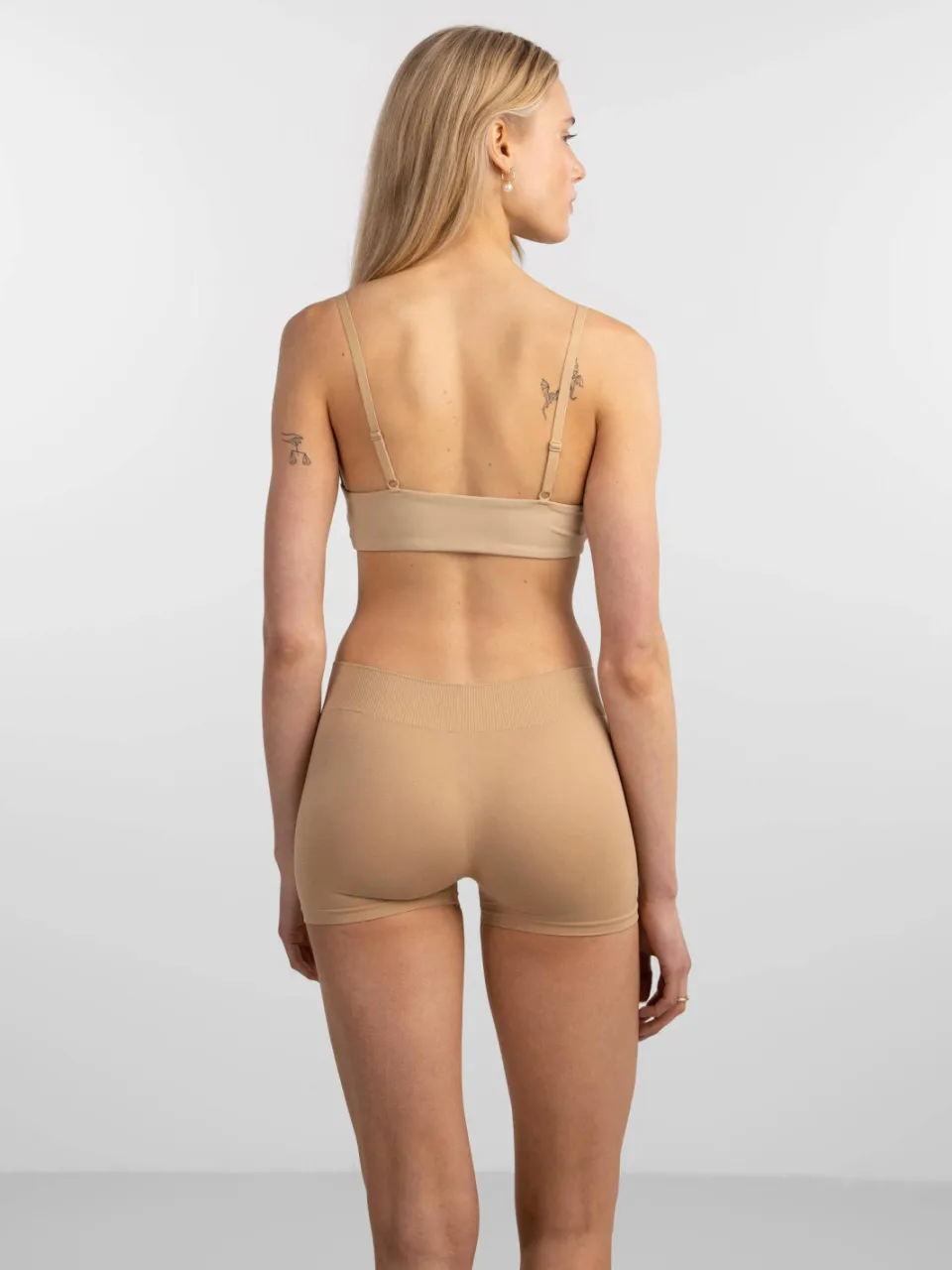 Pieces PCNAMEE niet-voorgevormde bh-top beige, foto 4