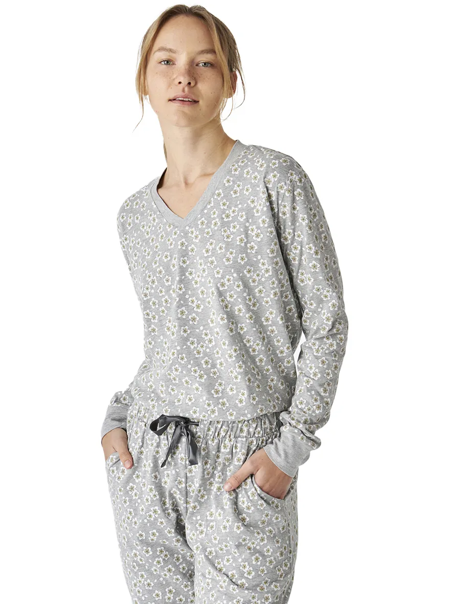 J&J Brothers JJBEP1800 pyjamaset grijs, foto 2