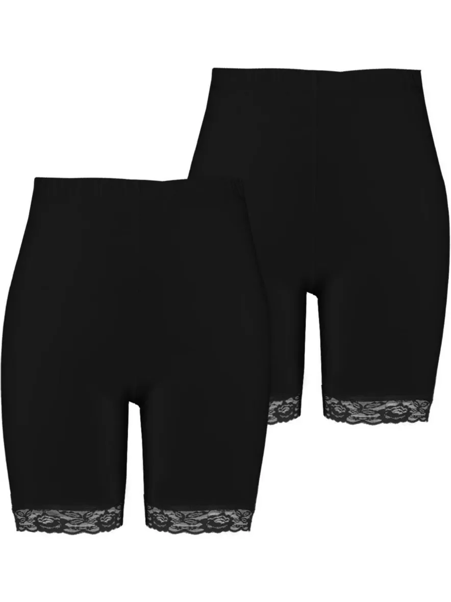 MS Mode biker short met kant zwart, foto 2