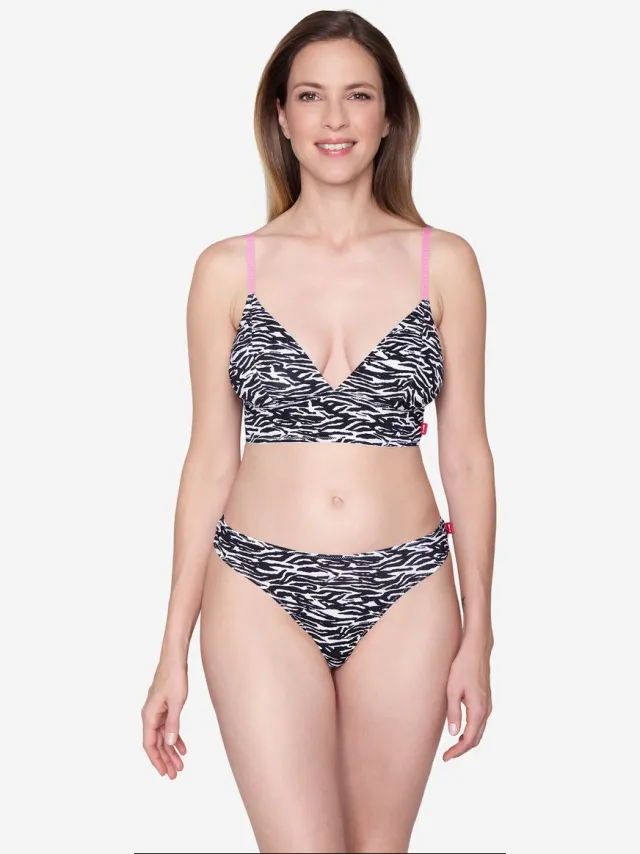 Joop! Jeans Bralette Animal Print mehrfarbig