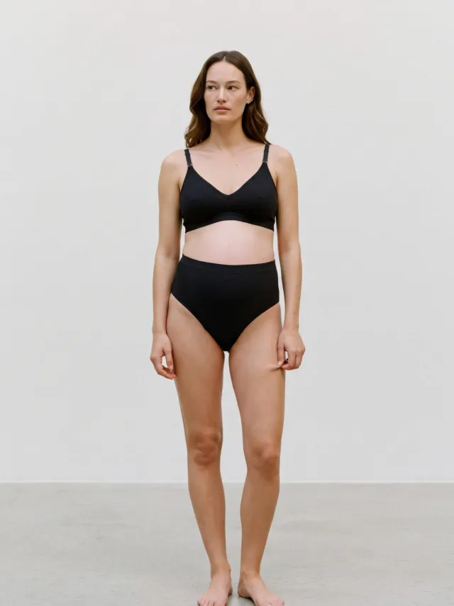 Mamalicious MLHEAL zwangerschapsstring zwart, foto 4