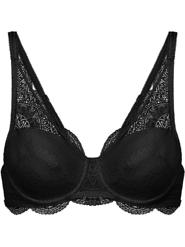 Simone Pérèle Karma Balconette Spacer BH Zwart - Zwart