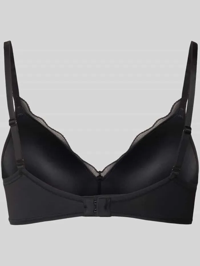 Sloggi Slim fit push-up bh met kant model 'Go Blush' zwart, foto 2