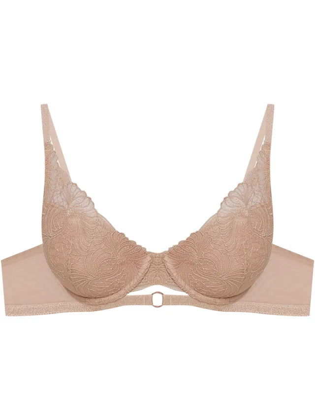 ESOTIQ Ombre - Push-upbeha - Zandbeige Beige;Goud