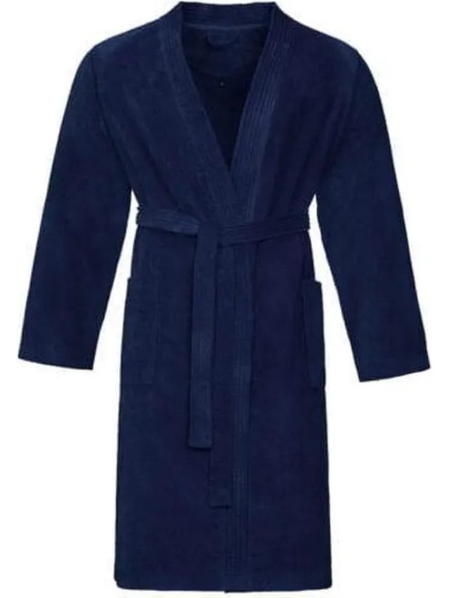Vossen Badjas Dallas Winternight Blauw