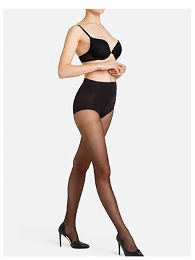 Camano , panty, SOFT SHAPE, 20DEN, 2-pack, comfort, drukvrije tailleband, katoenen kruisje, platte naad, zachte teennaad, verstevigde tenen, 3D-breitechnologie, mat, elegant, shaping-effect, duurzaam. black