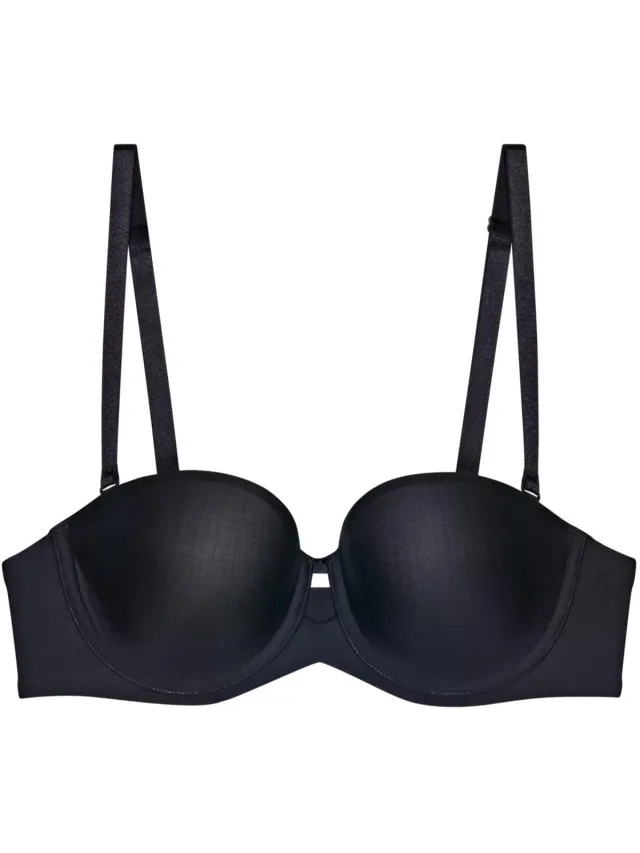 TRIUMPH INTERNATIONAL Triumph Beugel BH Strapless - Balconette bh - Pure Micro WDP - Bh met afneembare bandjes - Naadloze cups - 70C - Zwart