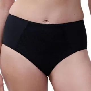 Chantelle Maris High Waisted Support Full Brief slip zwart Beige,Zwart