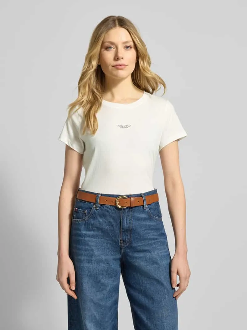 Marc O'Polo Regular fit Pyjamabovendeel van puur katoen Wit