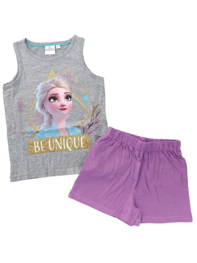 Disney Frozen kinderpyjama's 6 jaar Grijs