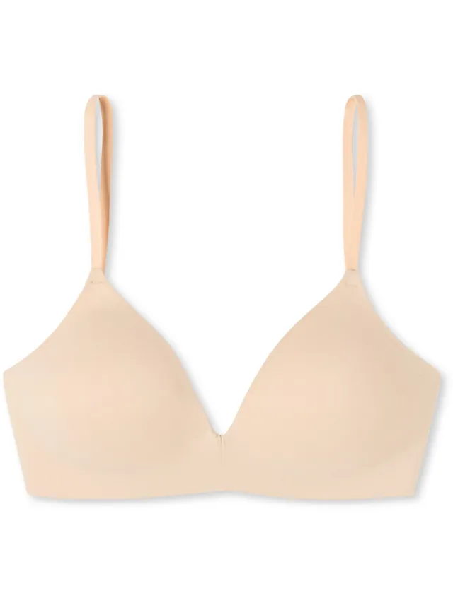 Schiesser Invisible Soft BH - zonder beugels- voorgevormde cup - Dames - Beha zand beige