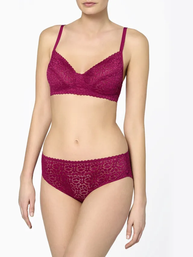 nur die Bügelloser BH Lace Roze