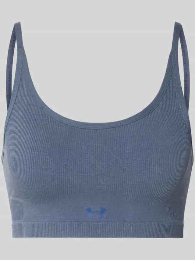 Under Armour Sport-bh van katoenmix Rookblauw