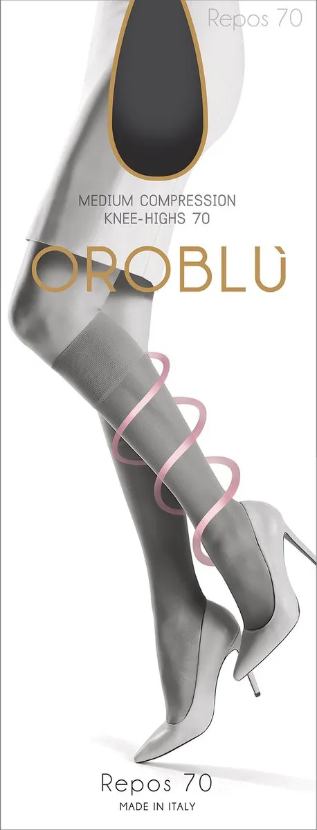 Oroblu Mi-bas repos kniekous 70 denier - Black-38