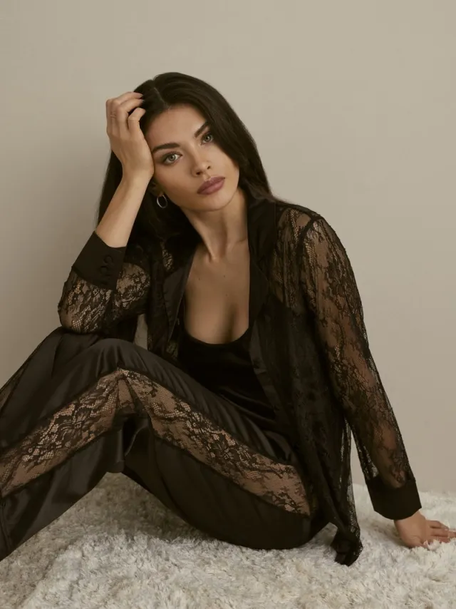 Promise Harmony Luxe Pyjama Set - Zwart