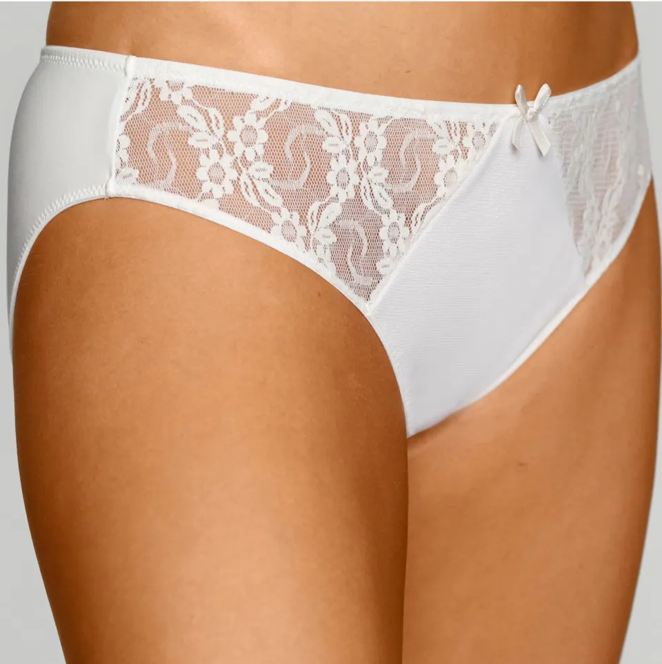 slips Petite Fleur set van 3 wit en zwart 2xwit+1xzwart