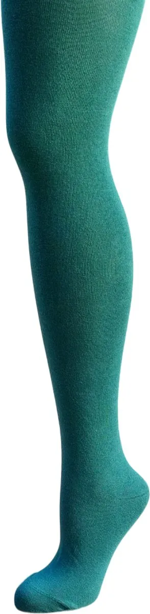 Bonnie Doon Biologisch Katoenen Maillot Dames Petrol maat 40/42 L - Uitstekende pasvorm - Gladde Naden - OEKO-TEX gecertificeerd - Bio Cotton Tights - Duurzaam en Huidvriendelijk Bio Katoen - Groen/Blauw - Petrol - BP051900.459