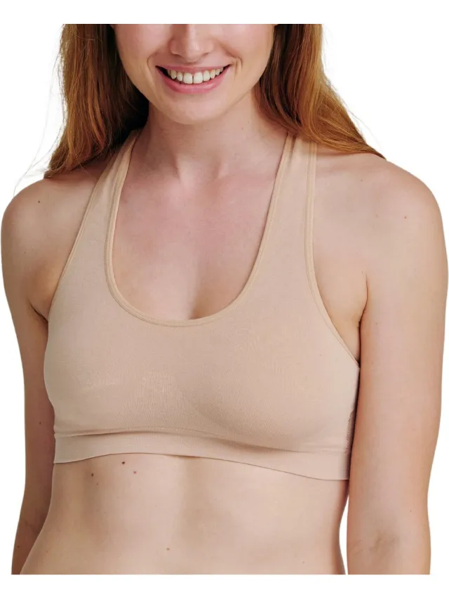 DANISH ENDURANCE Bralette van Bamboe Viscose voor Dames - Beige