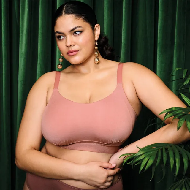 Elomi Downtime Grote Maten Bralette - Ash Rose - 95I/J Roze