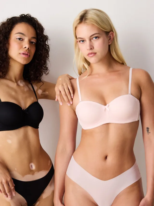 Penti Effen beugel-bh met afneembare bandjes Fuchsia