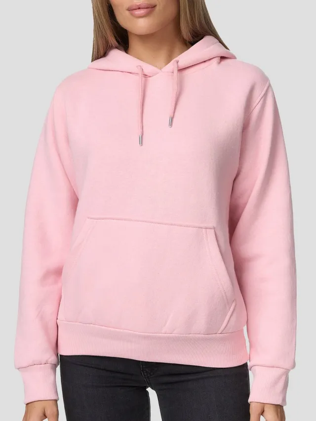 Smith & Solo Hoodie Dames - Sweatshirt Dames Met Capuchon - Katoen - Roze