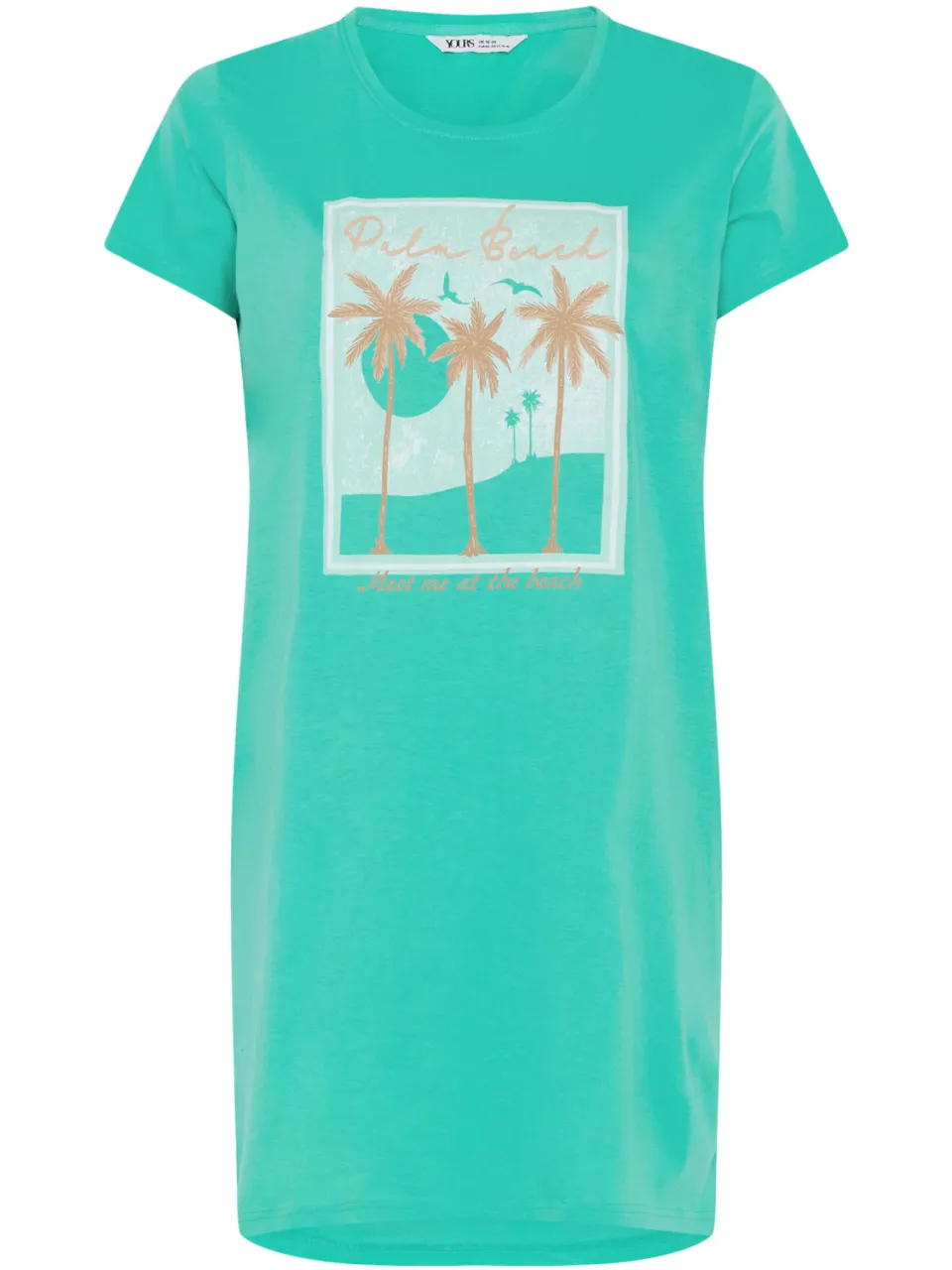Yours Groen 'Palm Beach' Nachthemd-48, foto 4