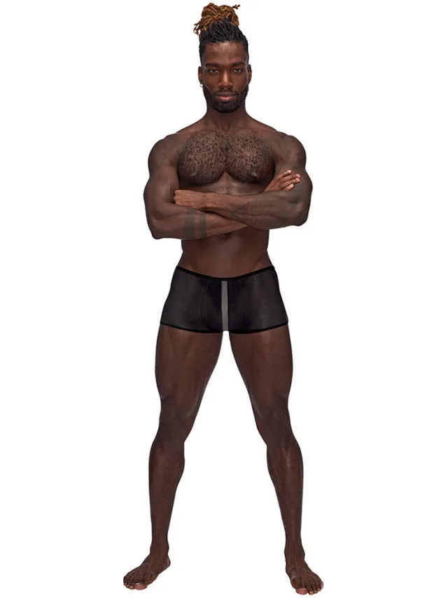 Male Power Landing Strip Mini Short