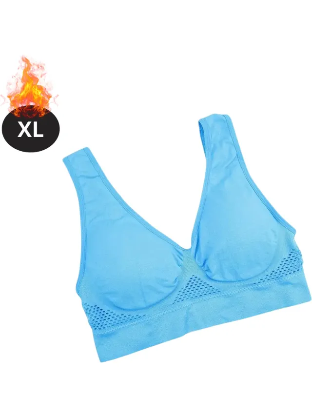 Livano BH Zonder Beugel - Zonder Bandjes - Push-up Bh's - Comfort Beha - Gemengd - Blauw