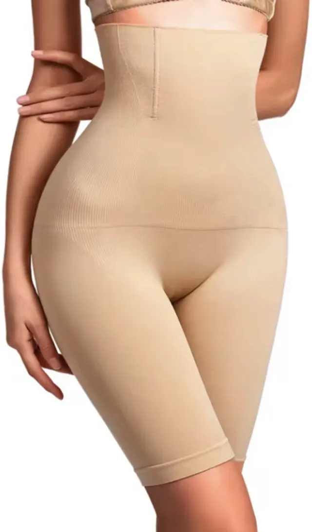 CHPN Shapewear - Corrigerend ondergoed - High-Waist - Met pijpjes - Beige - XXXL - Corrigerend ondergoed - Shape wear - Shapen - Boxtershort - Corrigerend ondergoed met korte pijpjes - CHPN Beige / Creme