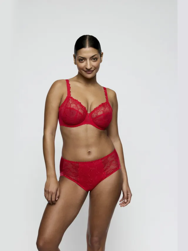 PrimaDonna Solisse niet-voorgevormde beugel-bh rood