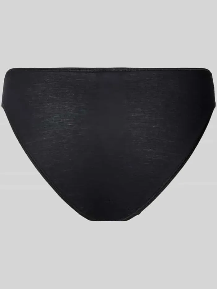 Hanro Slip met omzoomde boorden zwart, foto 2