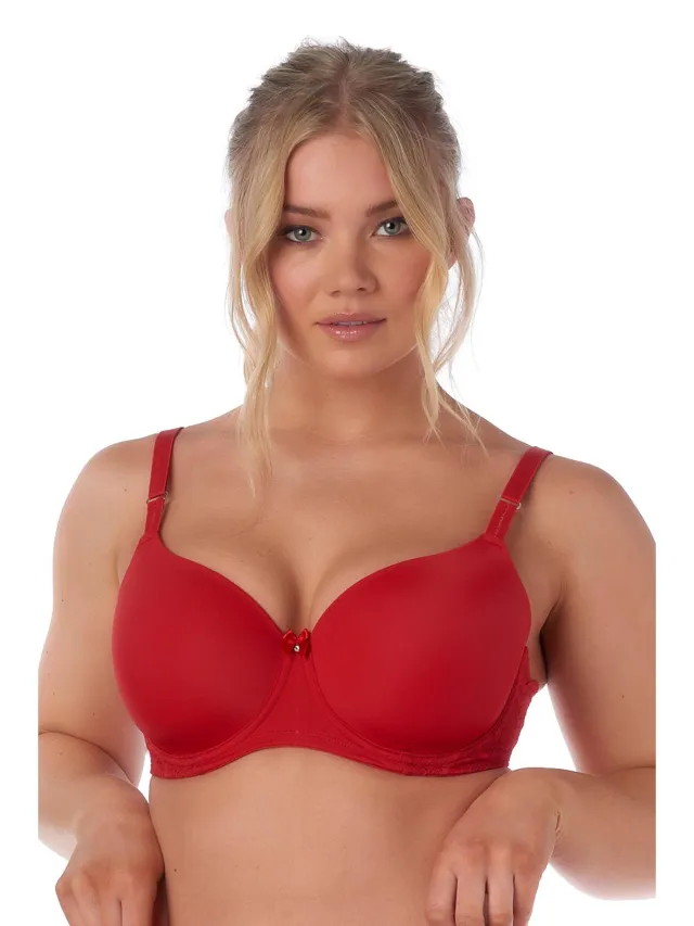 After Eden Faro voorgevormde T-shirt-bh met beugel rood