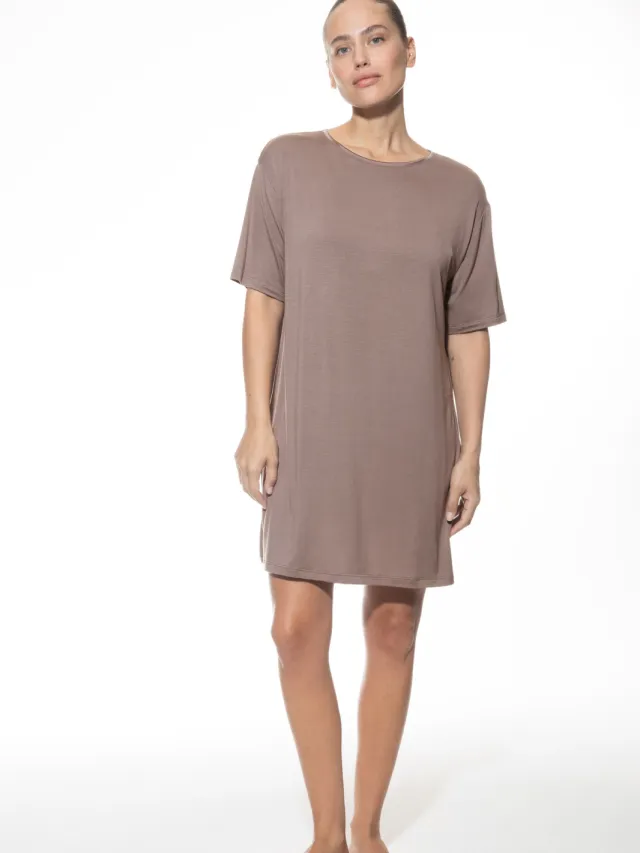 Mey Bigshirt Serie Pure Chic Milk`n Coffee bruin